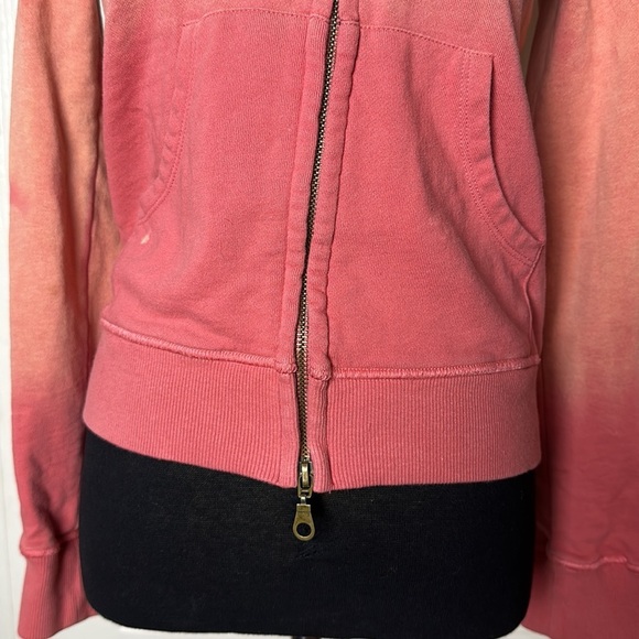 VTG y2K ED HARDY CHRISTIAN AUDIGIER PINK OMBRE CRYSTAL ZIP UP HOODIE - Picture 7 of 8